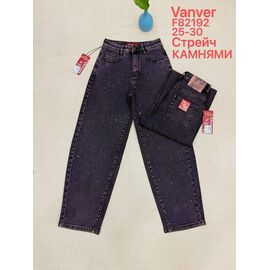 Фотография Джинсы женские F82192 navy р.25-30 "Vanver" недорого оптом от прямого поставщика