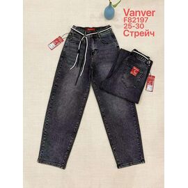 Фотография Джинсы женские F82197 d.grey р.25-30 "Vanver" недорого оптом от прямого поставщика