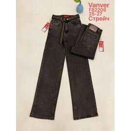 Фотография Джинсы женские F82209 brown р.25-27 "Vanver" недорого оптом от прямого поставщика