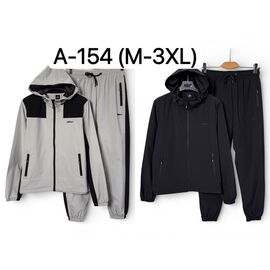 Костюм спортивний чоловічий A154 grey р.M-3XL "Ale-Ate" недорого оптом від прямого постачальника