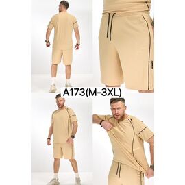 Костюм чоловічий A173 beige р.M-3XL "Ale-Ate" недорого оптом від прямого постачальника