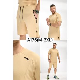 Костюм чоловічий A175 beige р.M-3XL "Ale-Ate" недорого оптом від прямого постачальника