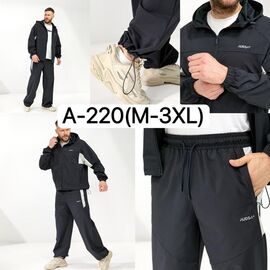 Костюм спортивний чоловічий A220 d.grey р.M-3XL "Ale-Ate" недорого оптом від прямого постачальника