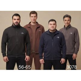 Фотография Кофта спортивная мужская 3078-1 navy р.56-64 "WHITE" недорого оптом от прямого поставщика