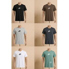 Футболка чоловіча 704 brown р.48-56 "WHITE" недорого оптом від прямого постачальника