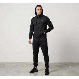 Костюм спортивний чоловічий 75 black р.48-56 "WHITE" недорого оптом від прямого постачальника