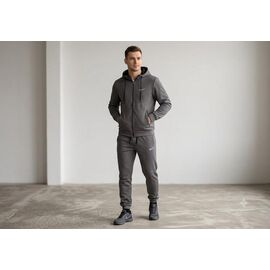 Костюм спортивний чоловічий 75 grey р.48-56 "WHITE" недорого оптом від прямого постачальника