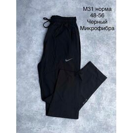Фотография Штаны спортивные мужские M31 black р.48-56 "WHITE" недорого оптом от прямого поставщика