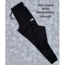 Фотография Штаны спортивные мужские M32 black р.48-56 "WHITE" недорого оптом от прямого поставщика