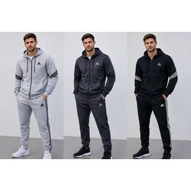 Костюм спортивний чоловічий SV3215 d.grey р.46-54 "WHITE" недорого оптом від прямого постачальника