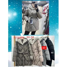 Фотография Куртка женская зимняя K2268B-20 beige р.50-58 "Dorimodes" недорого оптом от прямого поставщика