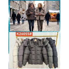 Фотография Куртка женская зимняя K26055 black р.42-48 "Dorimodes" недорого оптом от прямого поставщика
