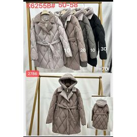 Фотография Куртка женская зимняя K6255B-10 beige р.50-58 "Dorimodes" недорого оптом от прямого поставщика