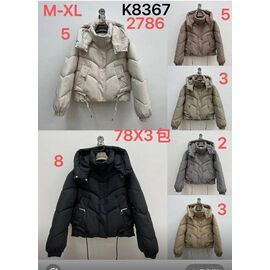 Куртка жіноча зимова K8367-5 brown р.M-XL "Dorimodes" недорого оптом від прямого постачальника
