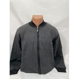 Фотография Кофта мужская 7213-1 d.grey р.3XL-5XL "Sabihina" недорого оптом от прямого поставщика