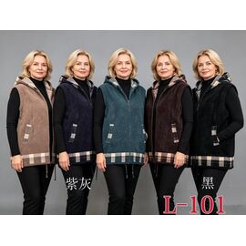 Фотография Жилетка женская 101 mix р.58-62 "PALMIRA" недорого оптом от прямого поставщика