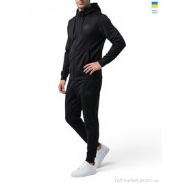 Спортивний костюм чоловічий Весна/осінь 011NI чорний (5 шт. р.сіткаM-3XL) "Sport style" недорого оптом від прямого постачальника