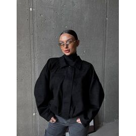 Куртка жіноча демісезонна 9074 black р.42-48 "LINDA" недорого оптом від прямого постачальника