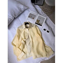 Сорочка жіноча 9083 yellow р.42-48 "LINDA" недорого оптом від прямого постачальника