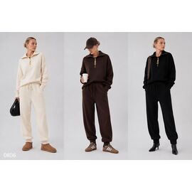 Костюм жіночий теплий 0806 black р.M-XL "Saint Wish" недорого оптом від прямого постачальника