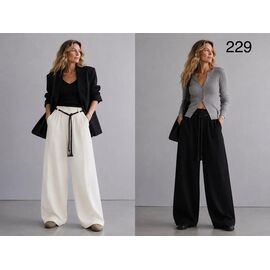 Штани спортивні жіночі теплі 229 white р.M-2XL "Saint Wish" недорого оптом від прямого постачальника