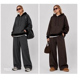Костюм спортивний жіночий 7502 brown р.M-XL "Saint Wish" недорого оптом від прямого постачальника