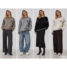 Светр жіночий 9629 mix р.M-XL "Saint Wish" недорого оптом від прямого постачальника