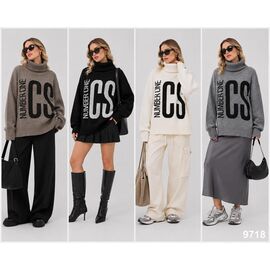 Светр жіночий 9718 mix р.M-XL "Saint Wish" недорого оптом від прямого постачальника