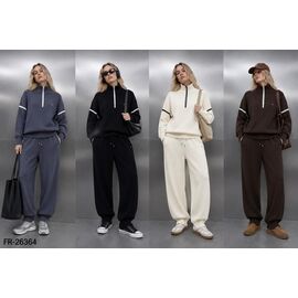 Костюм жіночий теплий FR26364 black р.M-XL "Saint Wish" недорого оптом від прямого постачальника