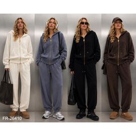 Костюм жіночий теплий FR26410 black р.M-XL "Saint Wish" недорого оптом від прямого постачальника