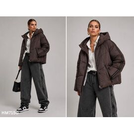 Куртка жіноча зимова HM7150 brown р.S-L "Saint Wish" недорого оптом від прямого постачальника
