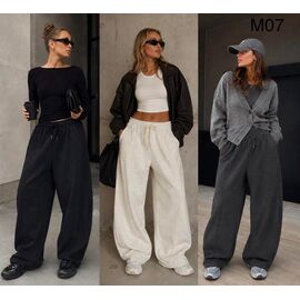Штани спортивні жіночі теплі M07 grey р.M-XL "Saint Wish" недорого оптом від прямого постачальника