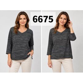 Светр жіночий 6675 grey р.48-54 "VERJINIA" недорого оптом від прямого постачальника