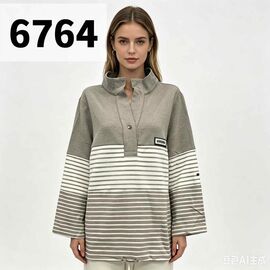 Светр жіночий 6764 grey р.50-56 "VERJINIA" недорого оптом від прямого постачальника