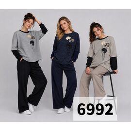 Светр жіночий 6992 navy р.46-54 "VERJINIA" недорого оптом від прямого постачальника