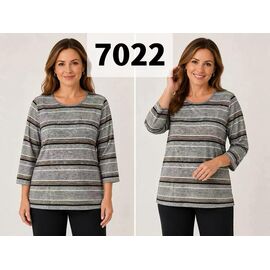 Светр жіночий 7022 grey р.50-60 "VERJINIA" недорого оптом від прямого постачальника