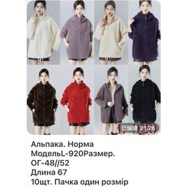 Фотография Куртка женская демисезонная L920 mix р.48-52 "VERJINIA" недорого оптом от прямого поставщика