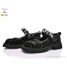 Фотография Туфли детские удобные Весна/осень ABC35339  black (7 пар р.31-37) "Clibee-Doremi" недорого оптом от прямого поставщика