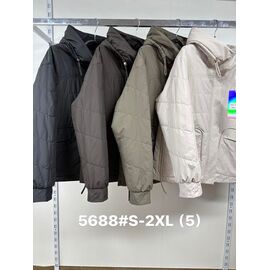 Фотография Куртка женская демисезонная 5688 d.grey р.46-54 "Jacket" недорого оптом от прямого поставщика