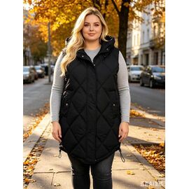 Фотография Жилетка женская 6605 black р.52-60 "Jacket" недорого оптом от прямого поставщика