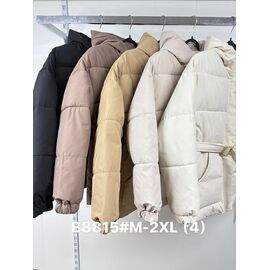 Фотография Куртка женская демисезонная B8815 d.beige р.M-2XL "Jacket" недорого оптом от прямого поставщика