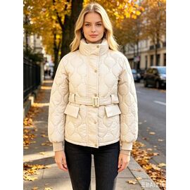 Фотография Куртка женская демисезонная B8821 l.beige р.M-XL "Jacket" недорого оптом от прямого поставщика