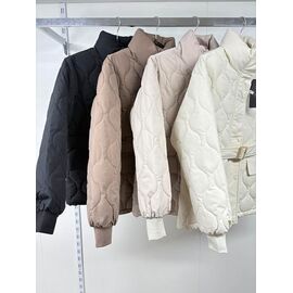 Фотография Куртка женская демисезонная B8821 milk р.M-XL "Jacket" недорого оптом от прямого поставщика