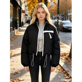 Фотография Куртка женская демисезонная B9052 black р.M-2XL "Jacket" недорого оптом от прямого поставщика