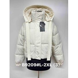 Фотография Куртка женская демисезонная B9209 milk р.L-2XL "Jacket" недорого оптом от прямого поставщика