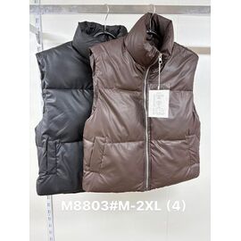 Фотография Жилетка женская M8803 black р.M-2XL "Jacket" недорого оптом от прямого поставщика