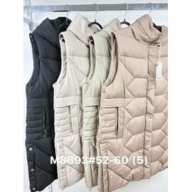 Фотография Жилетка женская M8893 l.grey р.52-60 "Jacket" недорого оптом от прямого поставщика