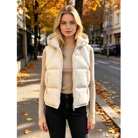 Фотография Жилетка женская M902 beige р.S-XL "Jacket" недорого оптом от прямого поставщика
