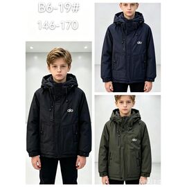 Куртка дитяча демісезонна на хлопчика B6-19 navy р.11-15 "WHITE" недорого оптом від прямого постачальника