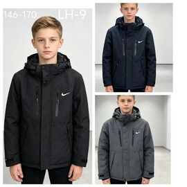 Куртка дитяча демісезонна на хлопчика LH9 grey р.11-15 "WHITE" недорого оптом від прямого постачальника